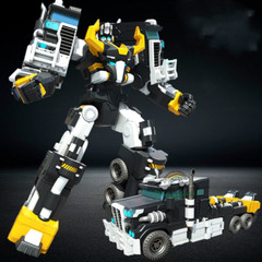 BIG TRAIL Transforming Truck Tobot V Galaxy Detectives Vehicle Robot Figure mode