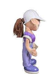 Lil Homies Fly Girl Plush + Flaca Sal Joka Child Action Figures Y2K Adult Owned