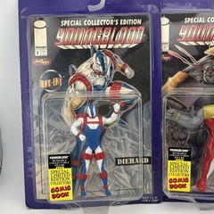 Youngblood Bend-Ems Lot 1995 JusToys Badrock Diehard MOC