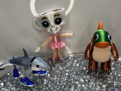 Brain Rot Lot Toys- Ballerina Cappuccina ,Tralalero Tralala, Trippi Troppi Flexi