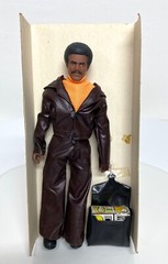 Vintage 1976 Shindana Toys SLADE SUPER AGENT Shaft Figure with BOX