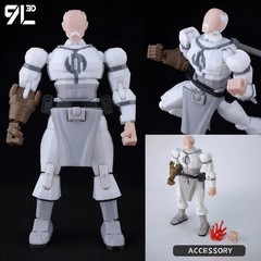 3D Printed Invincible Superhero Action Figures with Articulatable Limbs