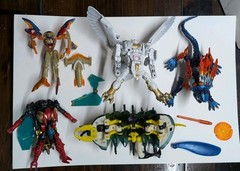 VTG 90s Transformers Beast Wars/Machines Lot Transmetal Parts Pieces Repair