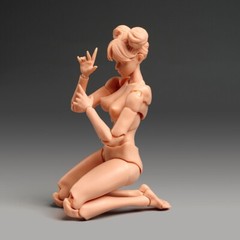 USA Romankey 1/12 Anime Girl Flexible Joints Suntan 12″ Action Figure Body Model