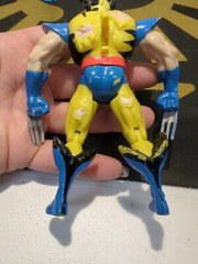 ToyBiz X-Men Battle Ravaged Wolverine 1994 & Mutant Flipping Power Beast 1995