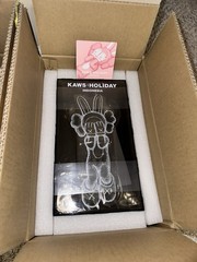 KAWS Holiday Indonesia Black Vinyl Figure Accomplice New In Box