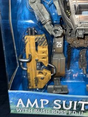 McFarlane Avatar The Way of Water Megafig Amp Suit with Bush Boss FD-11 Figure