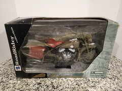 Indian Motorcycle Military Road Rider Collection NEW RAY 1:6 12″ MIB NEW Open
