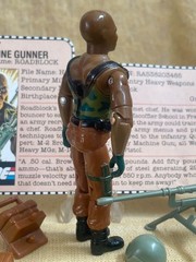 1984 GI Joe Roadblock – 100% Complete w/ VG File Card – Tight – No Cracks