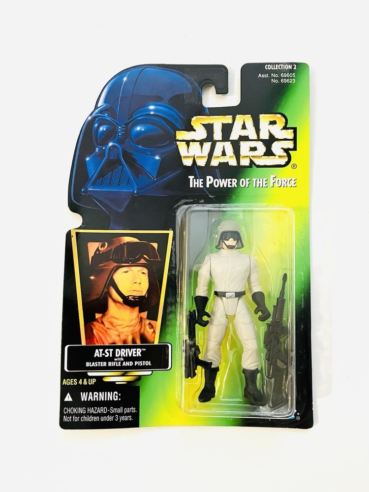 Star Wars 1996 POTF Power Of The Force AT-ST Driver
