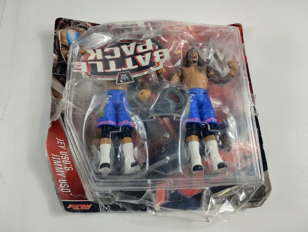 WWE Mattel Uso Battle Pack 37 Jimmy Jey Wrestling Figure WWF Bloodline Usos