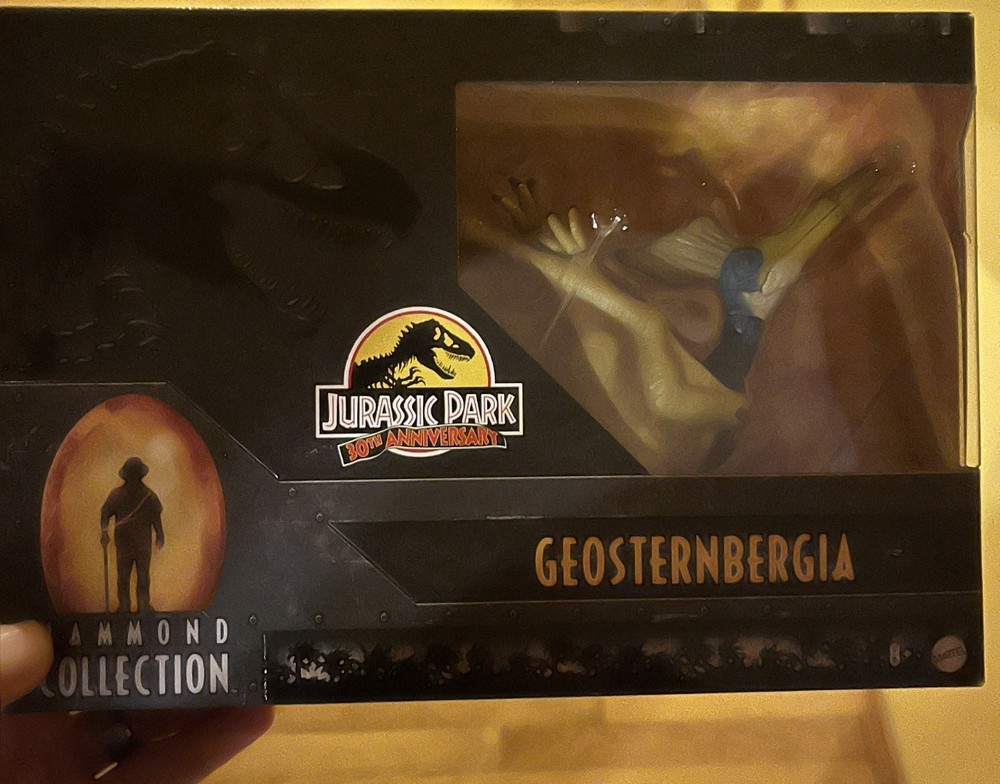 Jurassic World Geosternbergia Hammond Collection Figure 30th Anniversary Mattel