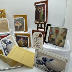 🖼️ New! Mini Brands MASTERPIECES ~ Lot Of 12 Common Paintings + Accessories