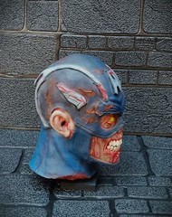 Zombie Captain America Marvel Handmade Latex Mask , Halloween/Parties/Cosplay