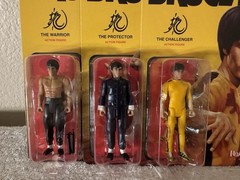 Super7 Bruce Lee ReAction Complete 3-Figure Set. 3.75 Figure Set.