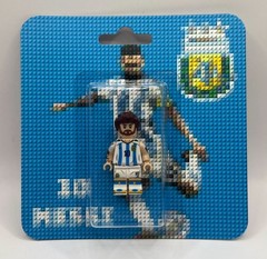 Lot 4x LIONEL MESSI HANDMADE BRICK FIGURE WALL ART COLLECTIBLE WORLD CUP MIAMI