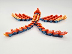 Phoenix Baby | 3D Printed Fantasy Animal | Flexible Articulated Desk Toy Pet