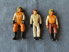 Vintage Fisher Price 1977 Adventure People Cycle Racing 3 Figures Driver & Team