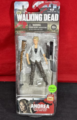McFarlane The Walking Dead Series 4 Andrea Action Figure AMC TV Show Damaged Box