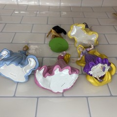 DISNEY Theme Park Store PRINCESS Play Set Cake Toppers LOT Of 11 Toy Figures