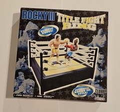 JAAKS PACIFIC ROCKY III MINT TITLE FIGHT RING SEALED ACTION FIGURES ROCKY BALBOA