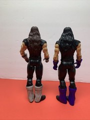 2 / 2011 WWE Mattel Undertaker Figures Black Purple Black Gray Black & Red Hair