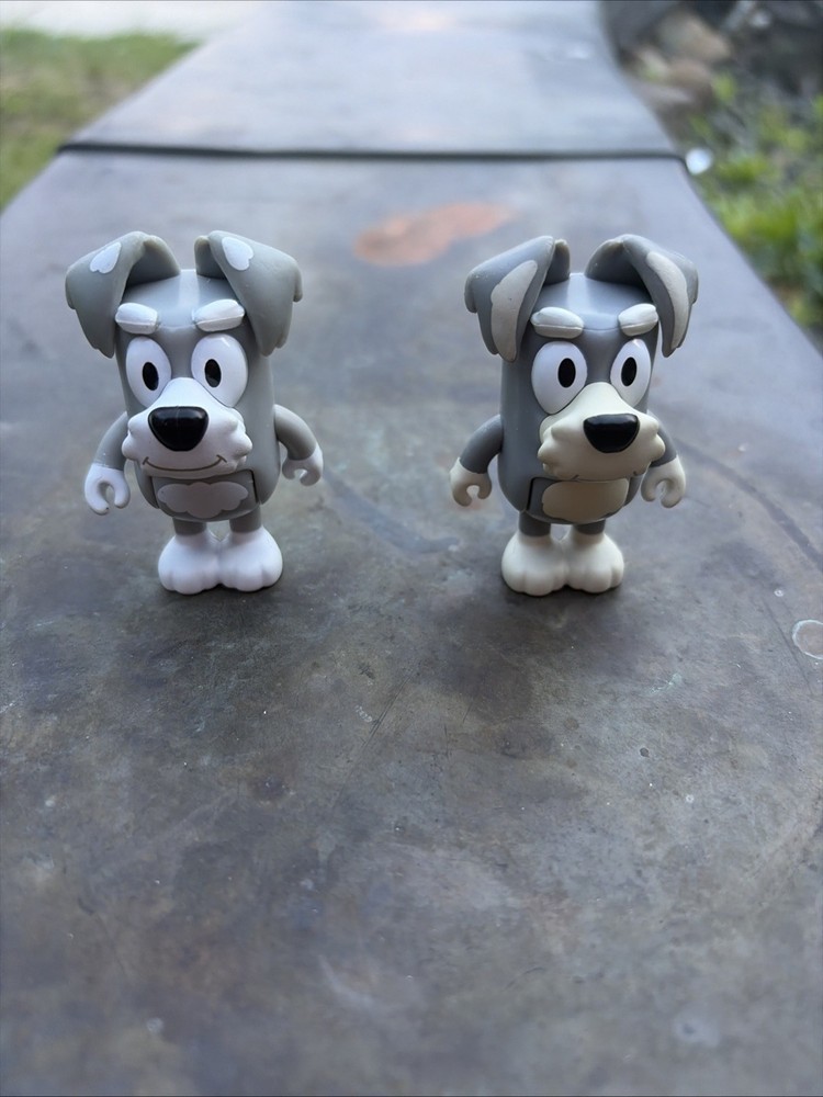Bluey The Terriers 2 Dog Pack School Friends Figures Hard To Find Set Of 2