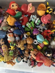 Toy Lot/ Mixed 2’ Figures Plastic Toys. 5LB Of Figures See Photos For Toy In Box