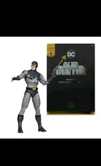 Exclusive Gold Label Blue Beetle Black And White Accent Edition Action Figure