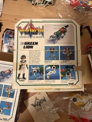 Vintage 1984 Voltron Panosh Place Green Blue Red Yellow Black Lion In Box Rare