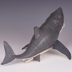 NECA 1975 The Game of Jaws 50th Anniversary Great White Shark 18″ Action Figure