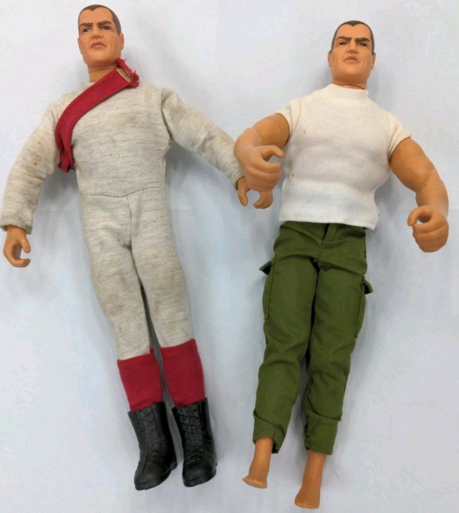 Vintage 1990’s G.I. Joe Adventure Team Figures Lot Of 2 Face Scar W/ Clothes