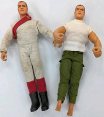 Vintage 1990’s G.I. Joe Adventure Team Figures Lot Of 2 Face Scar W/ Clothes