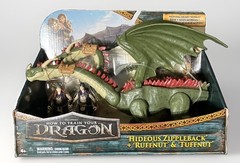 How to Train Your Dragon Hideous Zippleback Ruffnut & Tuffnut Premium Figure Set