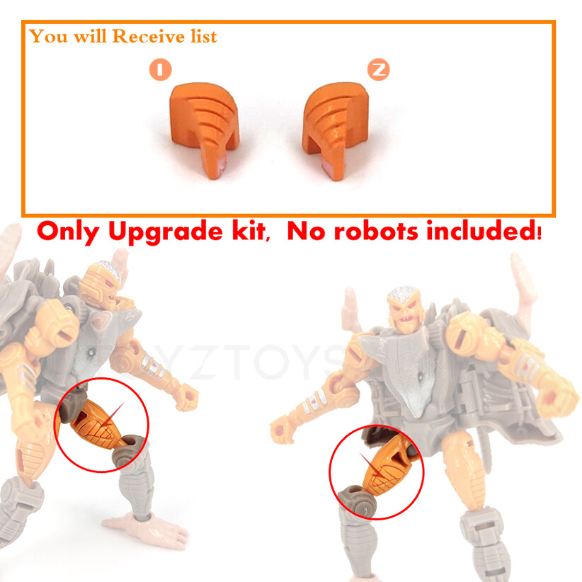 Thigh Fill blank Upgrade kit For War Cybertron Kingdom Rattrap Leg Accessories