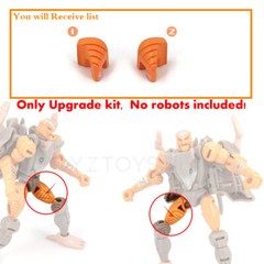 Thigh Fill blank Upgrade kit For War Cybertron Kingdom Rattrap Leg Accessories