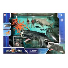 Fun Storm Deep Sea Biology Series Sperm Whale King Octopus Children’s Model Toy