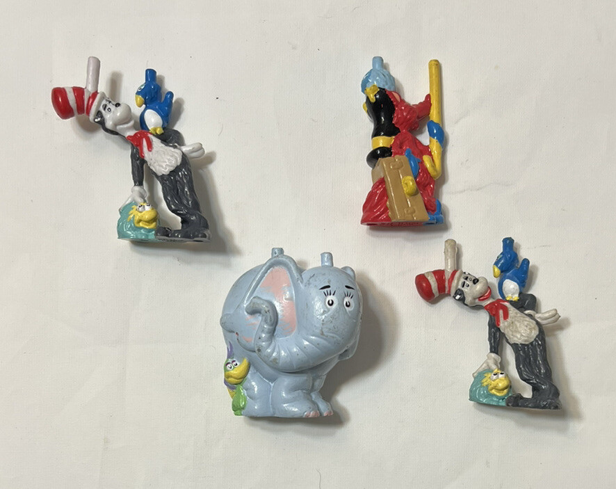 Vintage 1997 dr seuss wubbulous world toys jim henson Pvc Figure Lot Stack