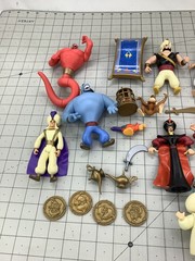 Vintage Lot of 1990s Disney ALADDIN Action Figures *COLLECTABLE * Very Good +++