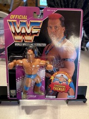 1993 Tatanka Purple Card WWF Hasbro MOC – Ships In A Defender
