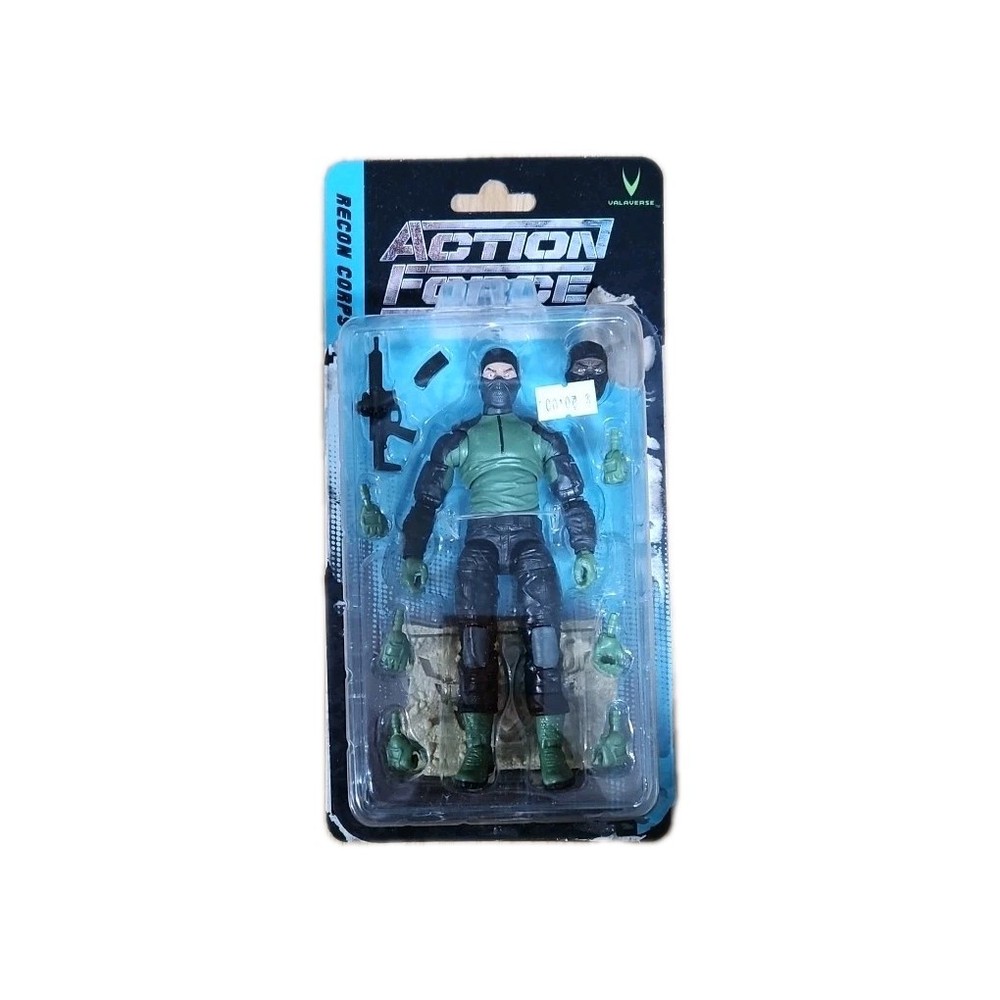Valaverse Action Force RECON CORPS 6″ Army Builder Figure Read Description