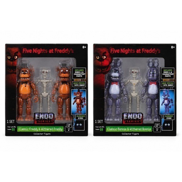 Five Nights at Freddy’s Endo Series Classic Freddy & Bonnie Collector Figure NEW
