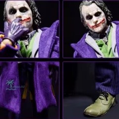 The Dark Knight Heath Ledger Joker 1/6 Cloth Movable Figure Collection US STOCK!