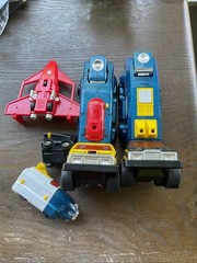 Vintage Voltron Dairugger DX Parts Lot 1982 Bandai & Japan 14” Combiner