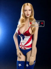 PHICEN 1/6 scale USA Blonde Girl Female Seamless Figure Premium Full Set USA