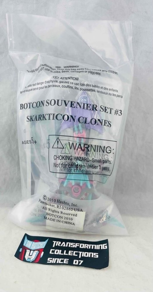 Transformers TFCC 2010 Botcon Exclusive Sharkticon Clone Sealed