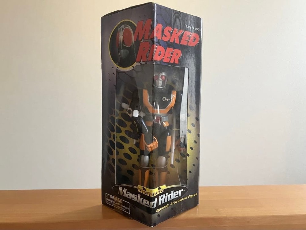 Bandai Saban Masked Rider Black RX Robo Rider Super Gold Figure Sealed