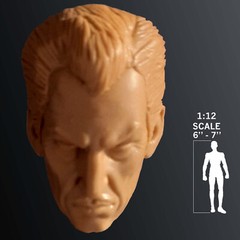 Dr. Phibes House Of Wax Vincent Price Custom Head Cast 1:12th scale