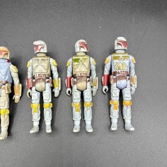 Vintage Star Wars Kenner BOBA FETT 1979 Action Figure LOT 6 Hong Kong Loose Limb