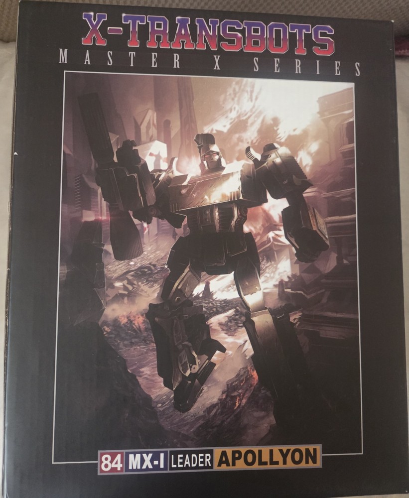 X-Transbots MX-1 Apollyon Megatron Masterpiece Scale G1 – Boxed, As Shown